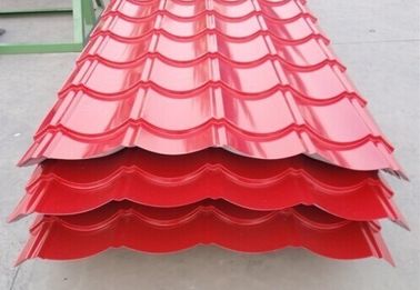 China Waterdichte Kleur Met een laag bedekte Dakwerkbladen, de Golfbladen van het Metaaldakwerk fabriek