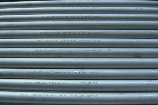 De ingelegde Buizen OD 12.7mm ~ van de OppervlakteWarmtewisselaar 2200 mm Roestvrij staal om Pijp